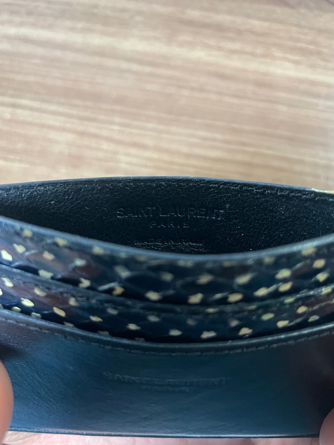 생로랑 카드지갑 정품 상품이미지3