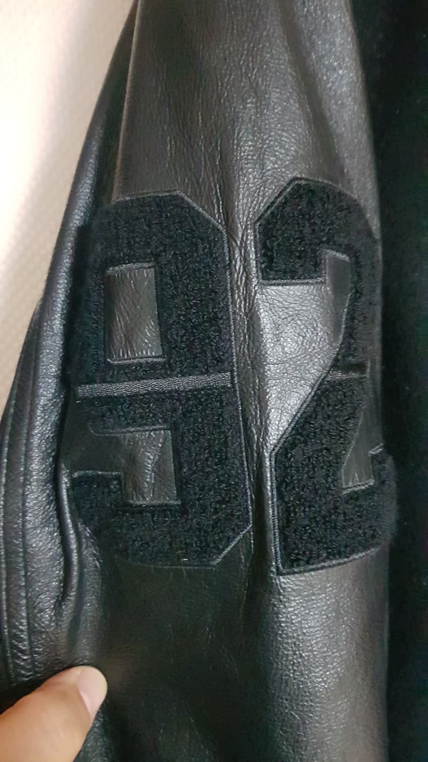 Nike Destroyer 레더 바시티자켓 802644-010 상품이미지7