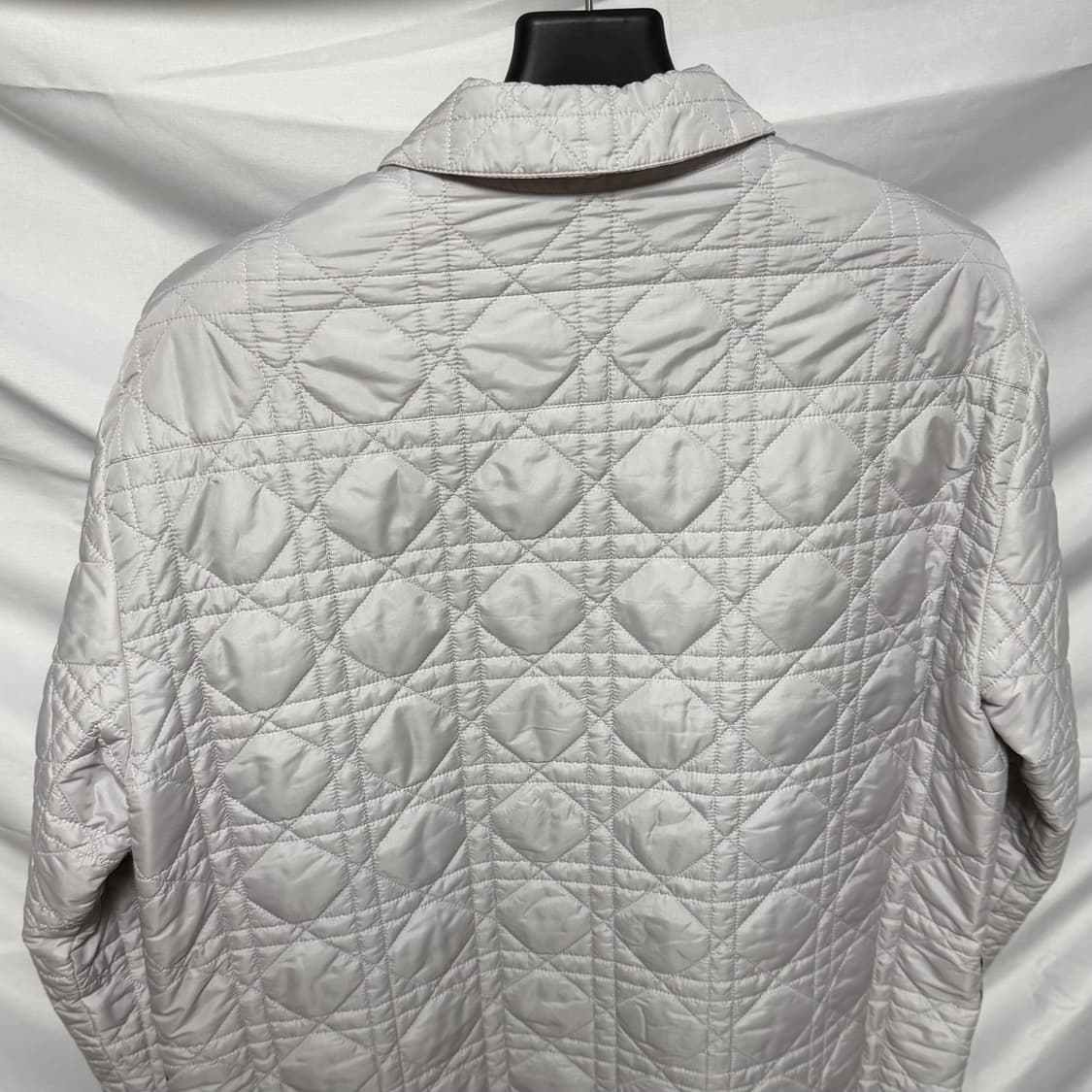 [S+급48] 디올 까나쥬 퀄팅 꾸뛰르 로고패치 셔츠 패딩자켓 상품이미지6