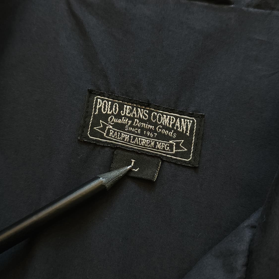 폴로 진스 바이커 자켓 라이더 자켓 코튼 L 상품이미지9