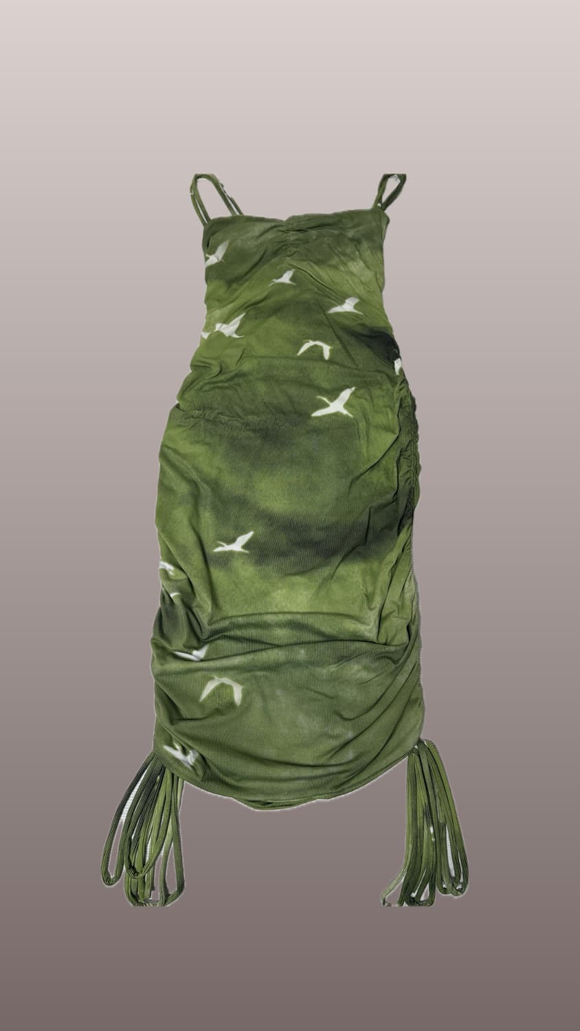 PRISCAVERA 버드 프린팅 드레스 상품이미지1