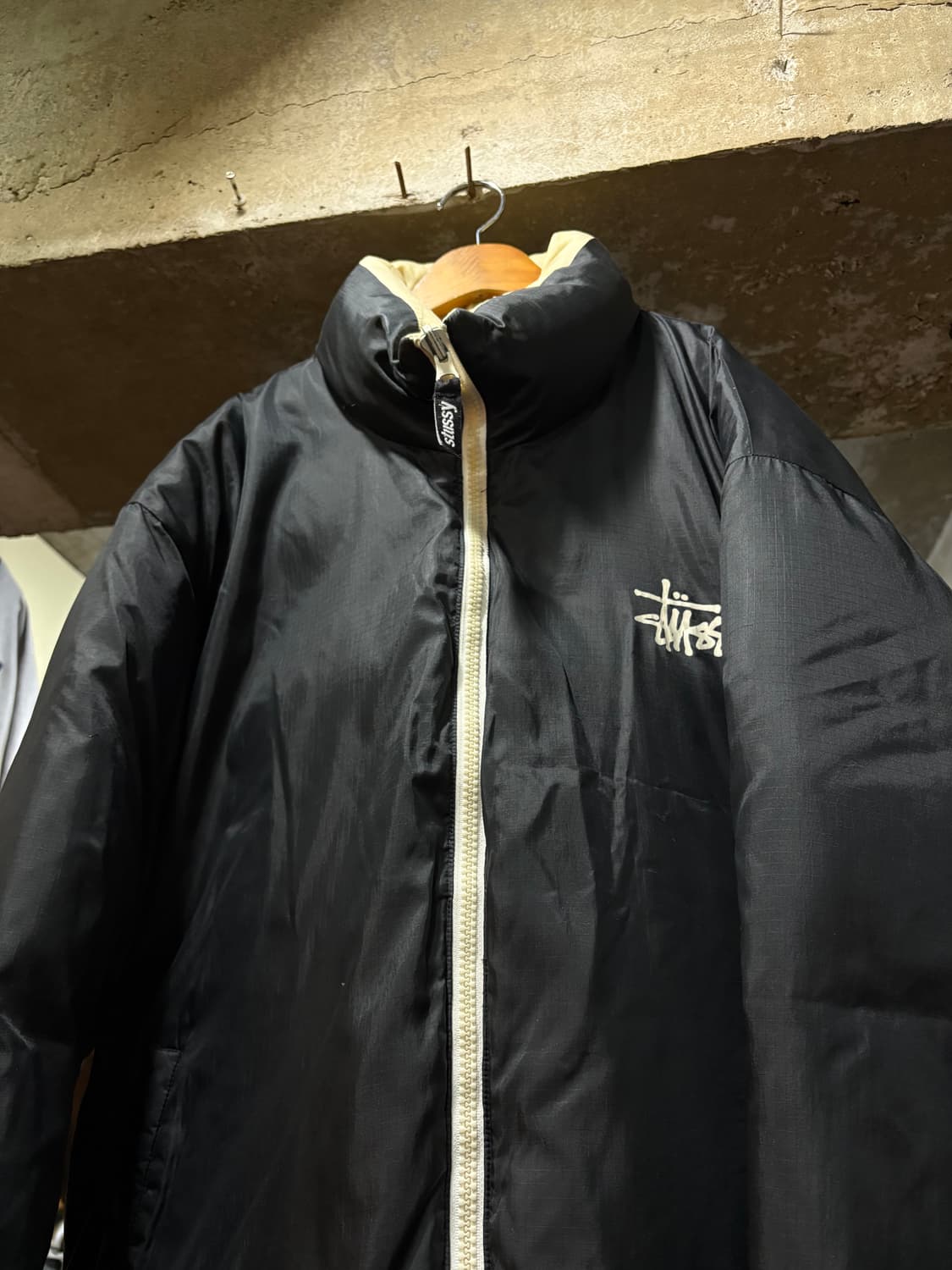 90s stussy 스투시 아카이브 다운 패딩 상품이미지3