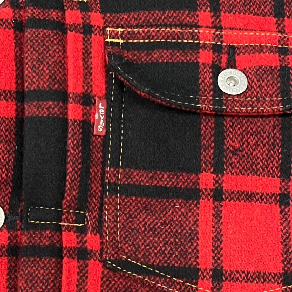  준야와타나베 x 리바이스 체크 베스트 y14128 상품이미지5