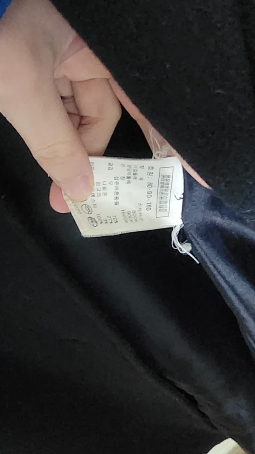 톰보이 블랙 코트 상품이미지8