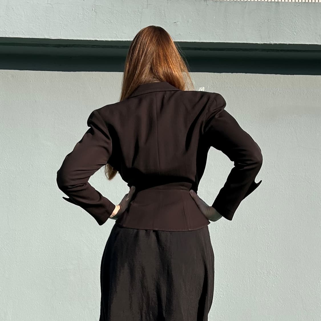 Mugler FW89 Peplum Wool Jacket 상품이미지4