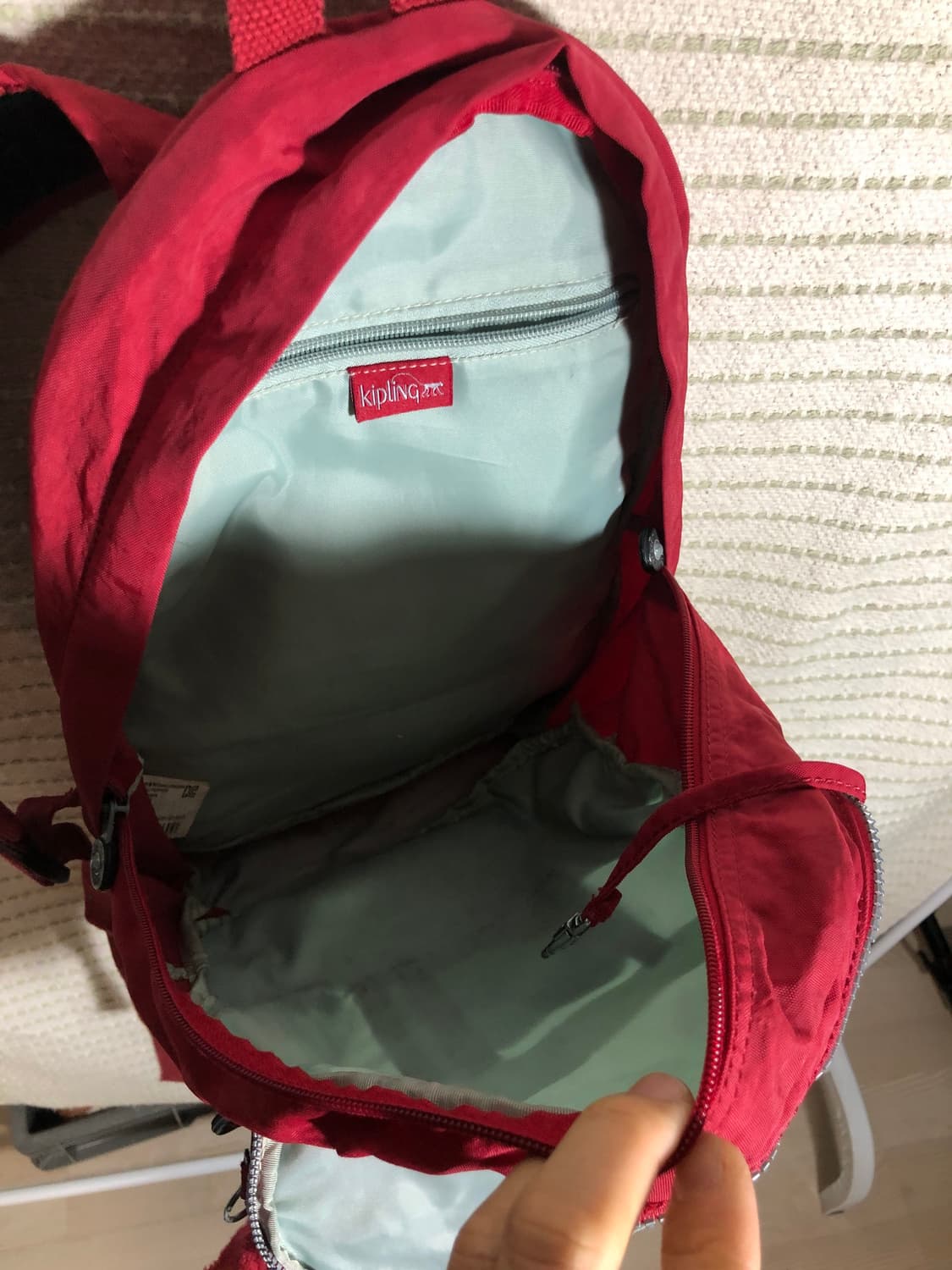 빈티지 키플링 Y2K 레드 미니 백팩 상품이미지3