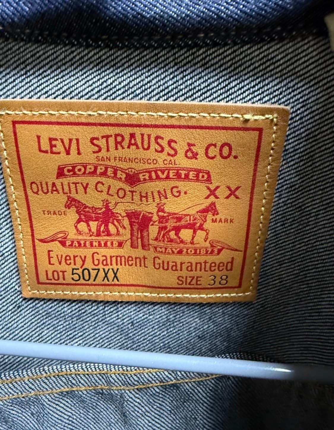 리바이스 lvc type2 38사이즈 판매합니다 상품이미지2