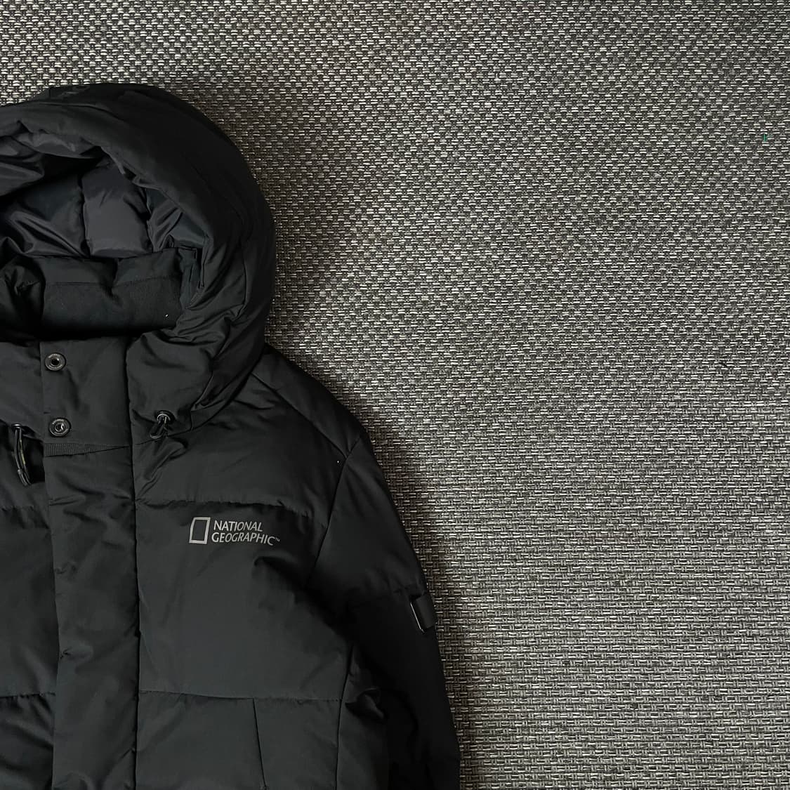 내셔널지오그래픽 블랙 롱패딩 S 상품이미지3