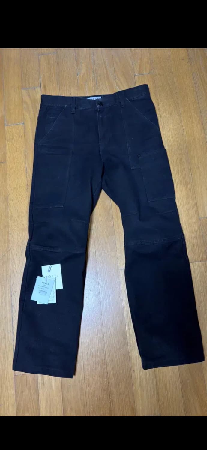 솔리드옴므 흑청 블랙 카펜터 데님 상품이미지2