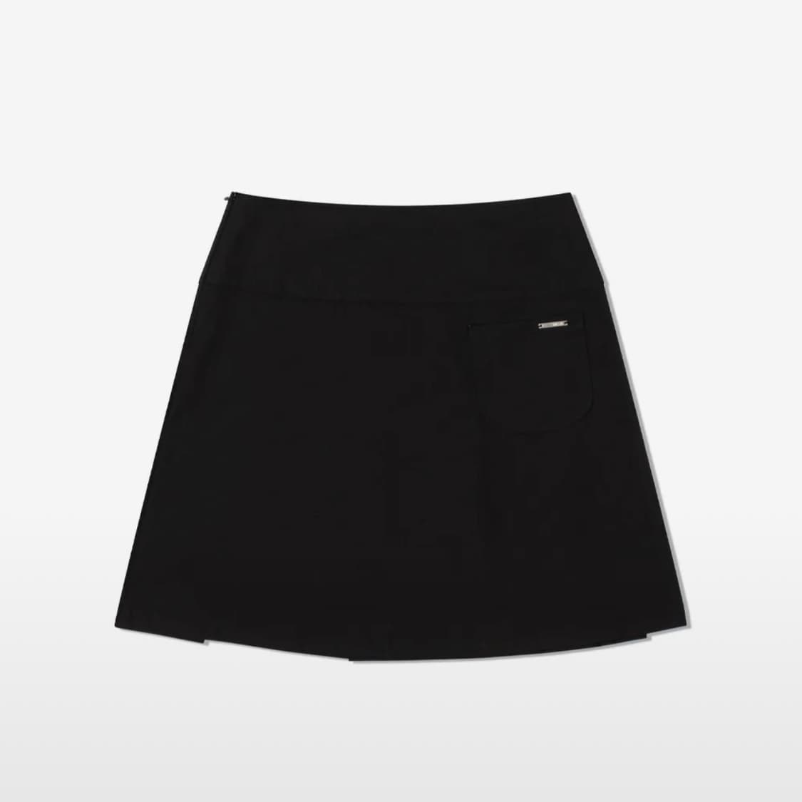 미세키서울 미디 랩 스커트 블랙 상품이미지3