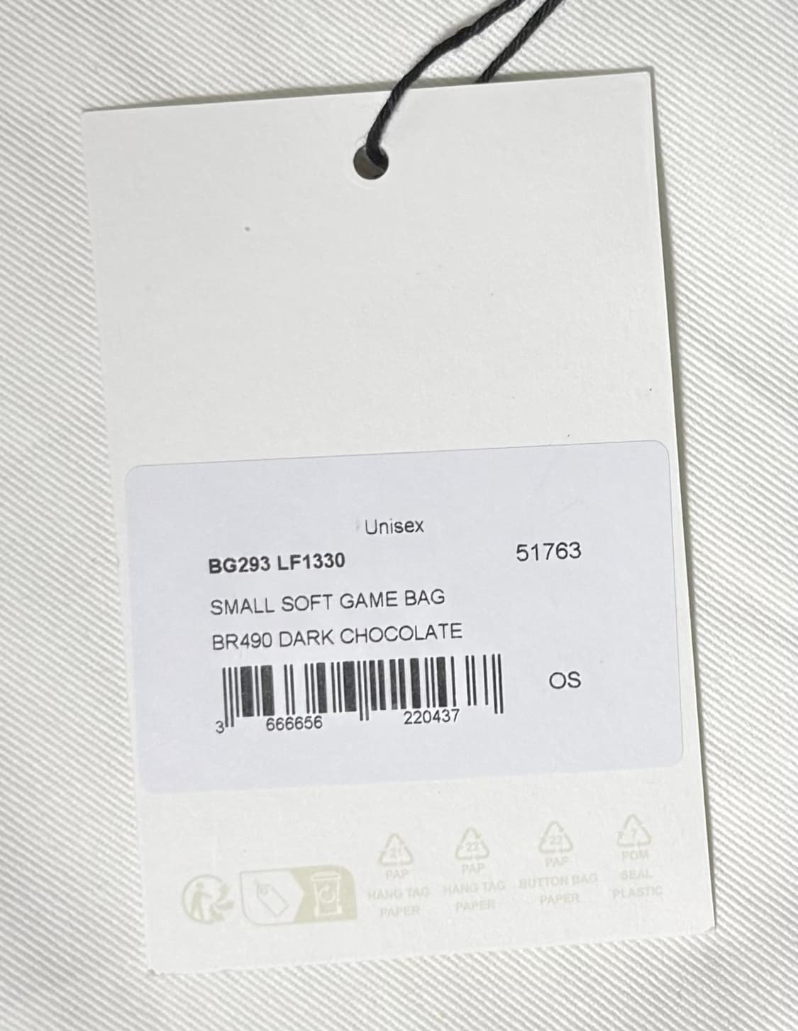 르메르 소프트게임백 스몰 다크초코 상품이미지2