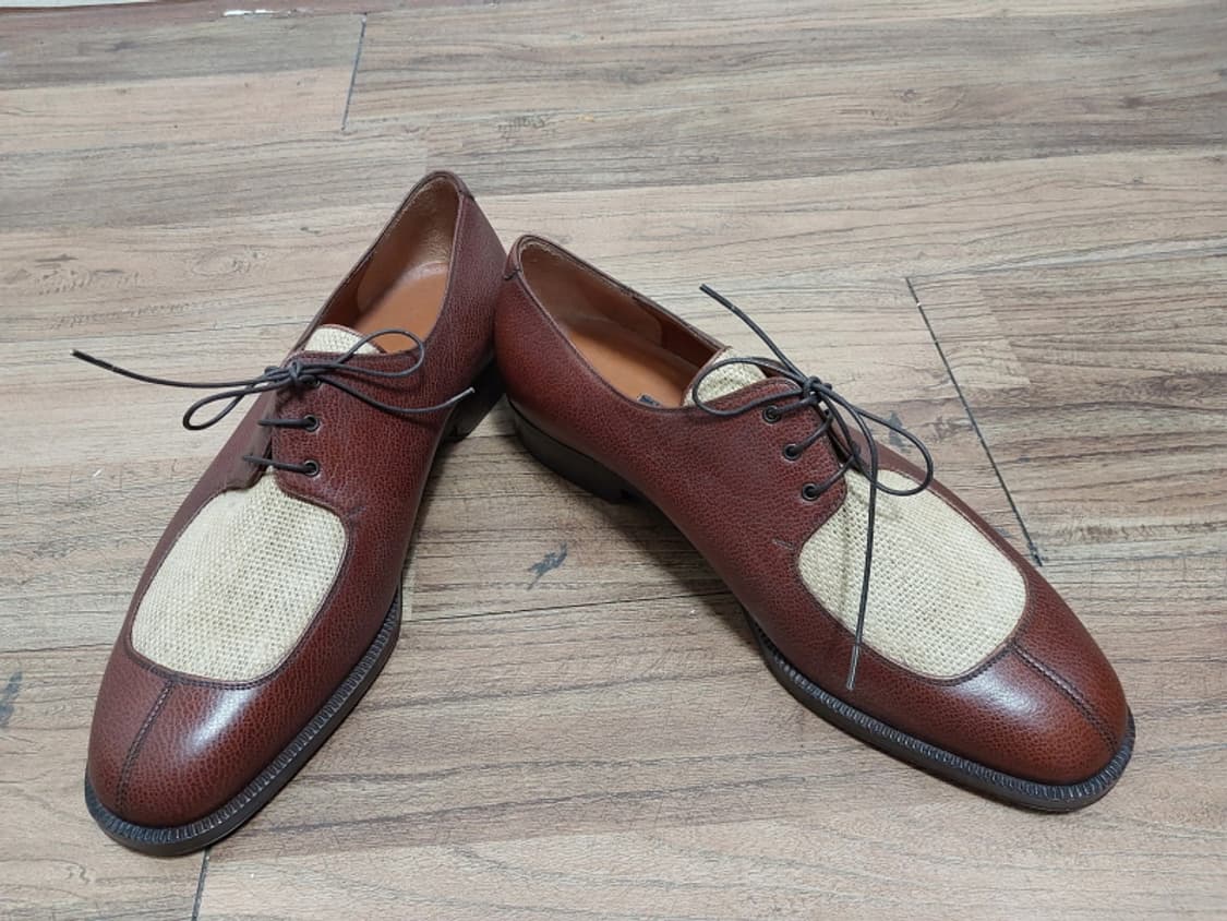 페라가모 정장구두 표기7반  약한볼 255mm 상품이미지1