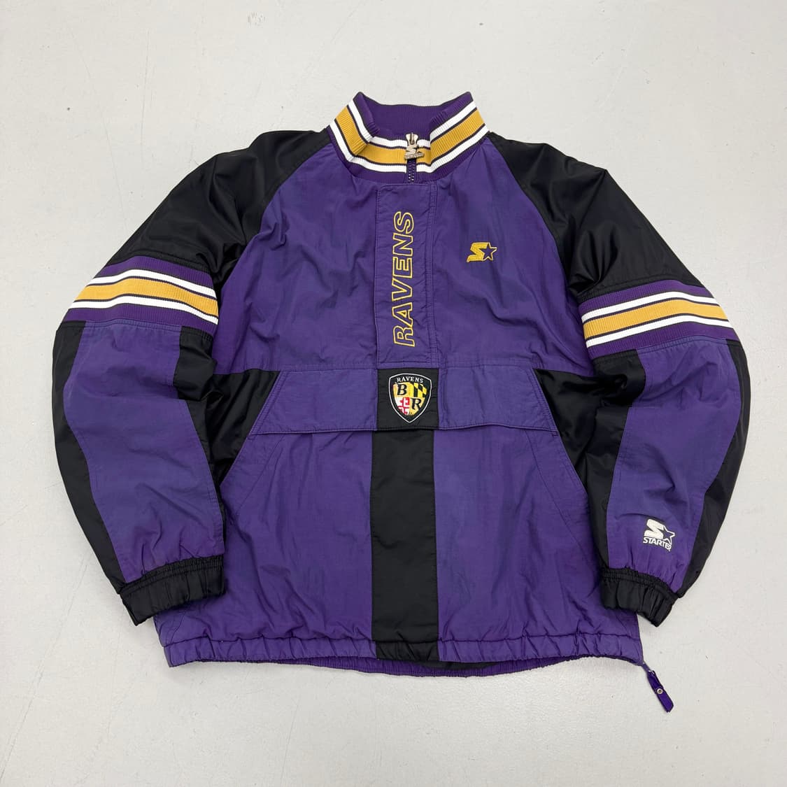 스타터 90s 프로라인 레이븐스 올드스쿨 아노락 점퍼  상품이미지2