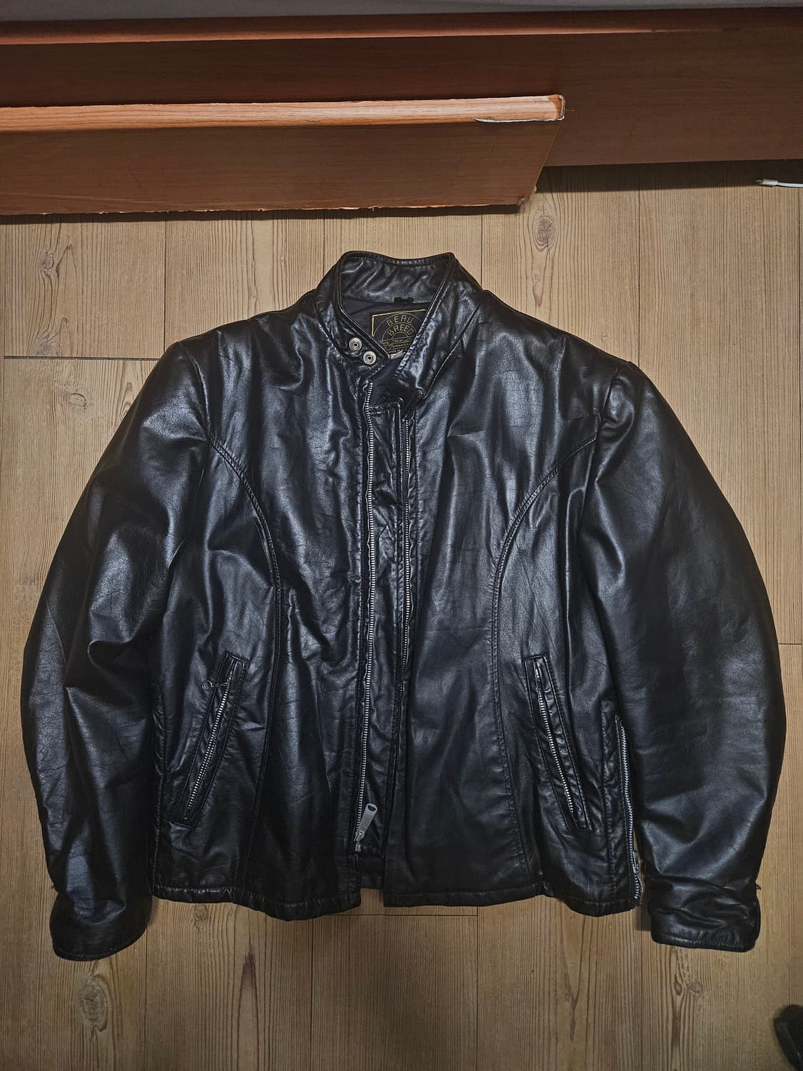 빈티지 카페레이서 레더자켓 상품이미지1