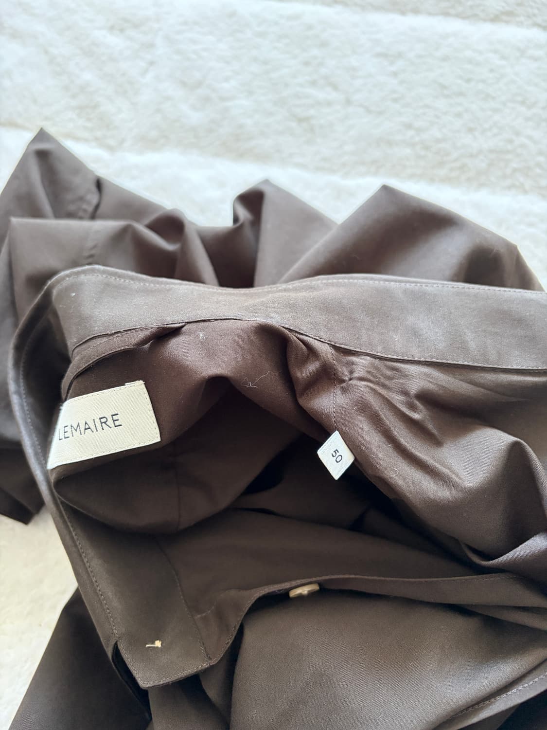 (새상품) Lemaire 르메르 빅카라 레귤러 셔츠 50 상품이미지3