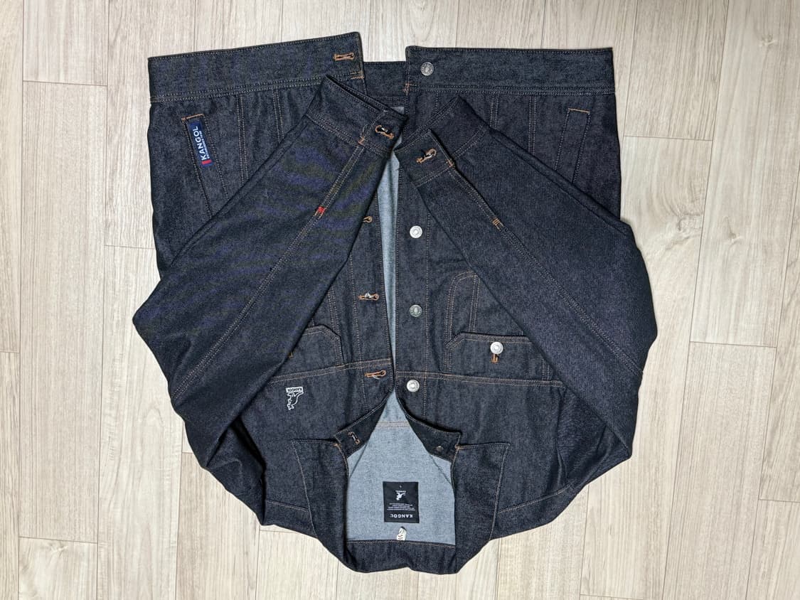 캉골 생지 데님 자켓 L 상품이미지3