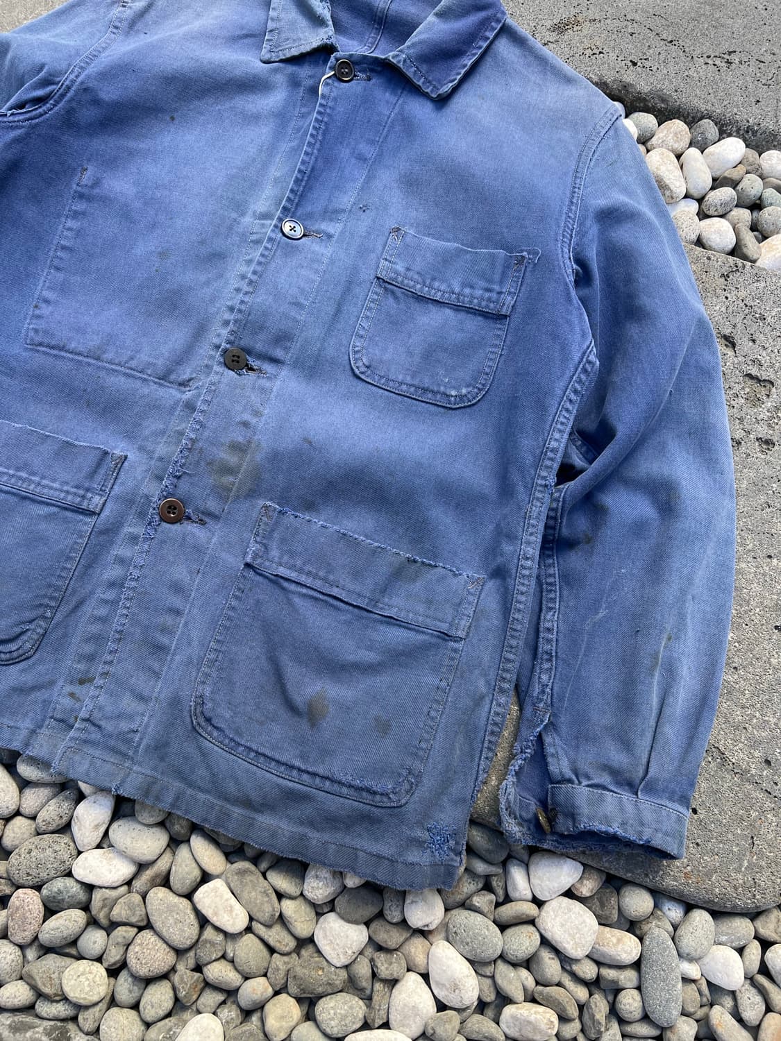 HARD FADED VINTAGE WASHING 썬페이드 프렌치워크자켓 상품이미지4