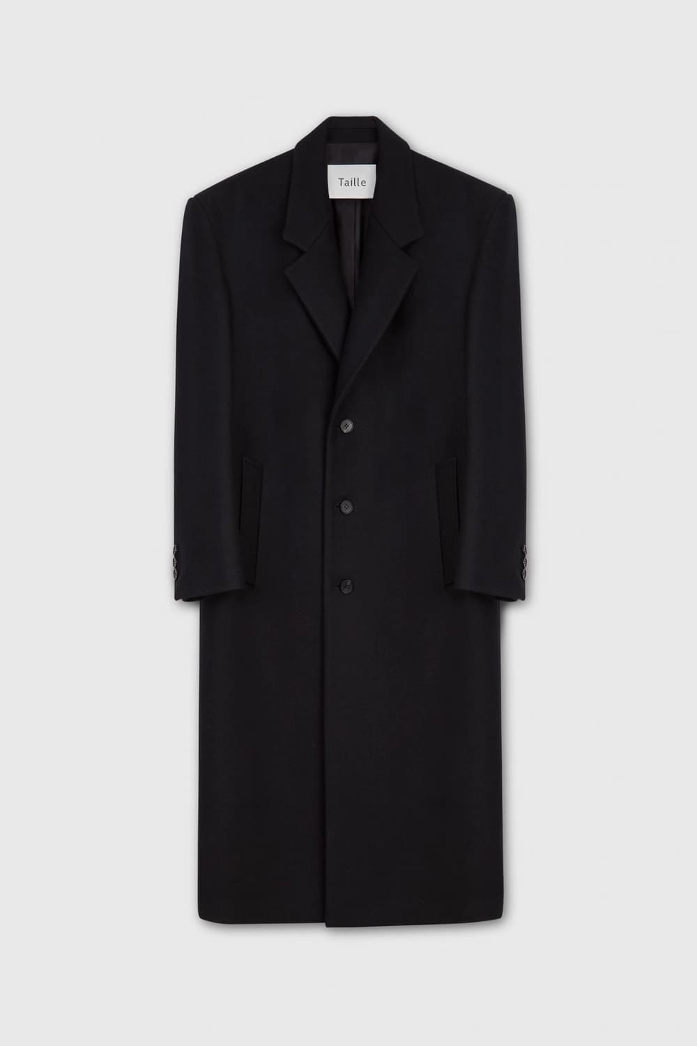 타일레 / 24FW 싱글코트 (블랙, 2 size) 상품이미지1