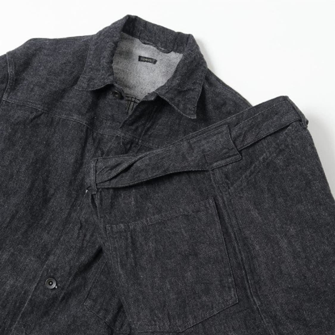 코모리 벨티드셋업 /블랙에크루 /3사이즈 상품이미지8