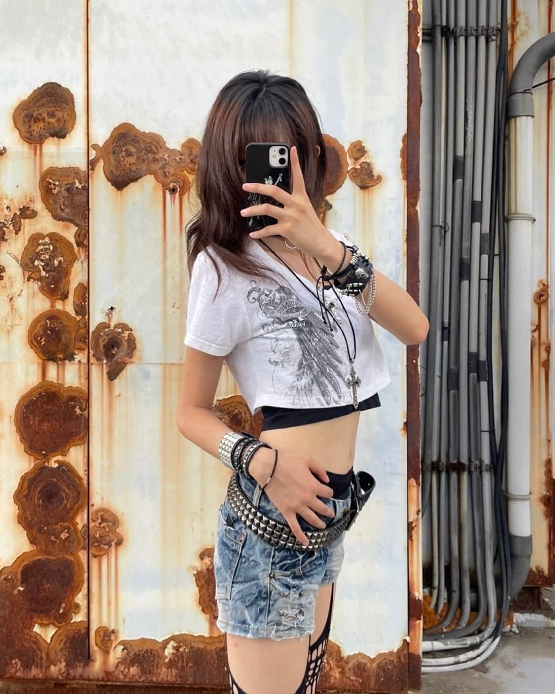 🎸Harley-Davidson 화이트 탑🎸 상품이미지3