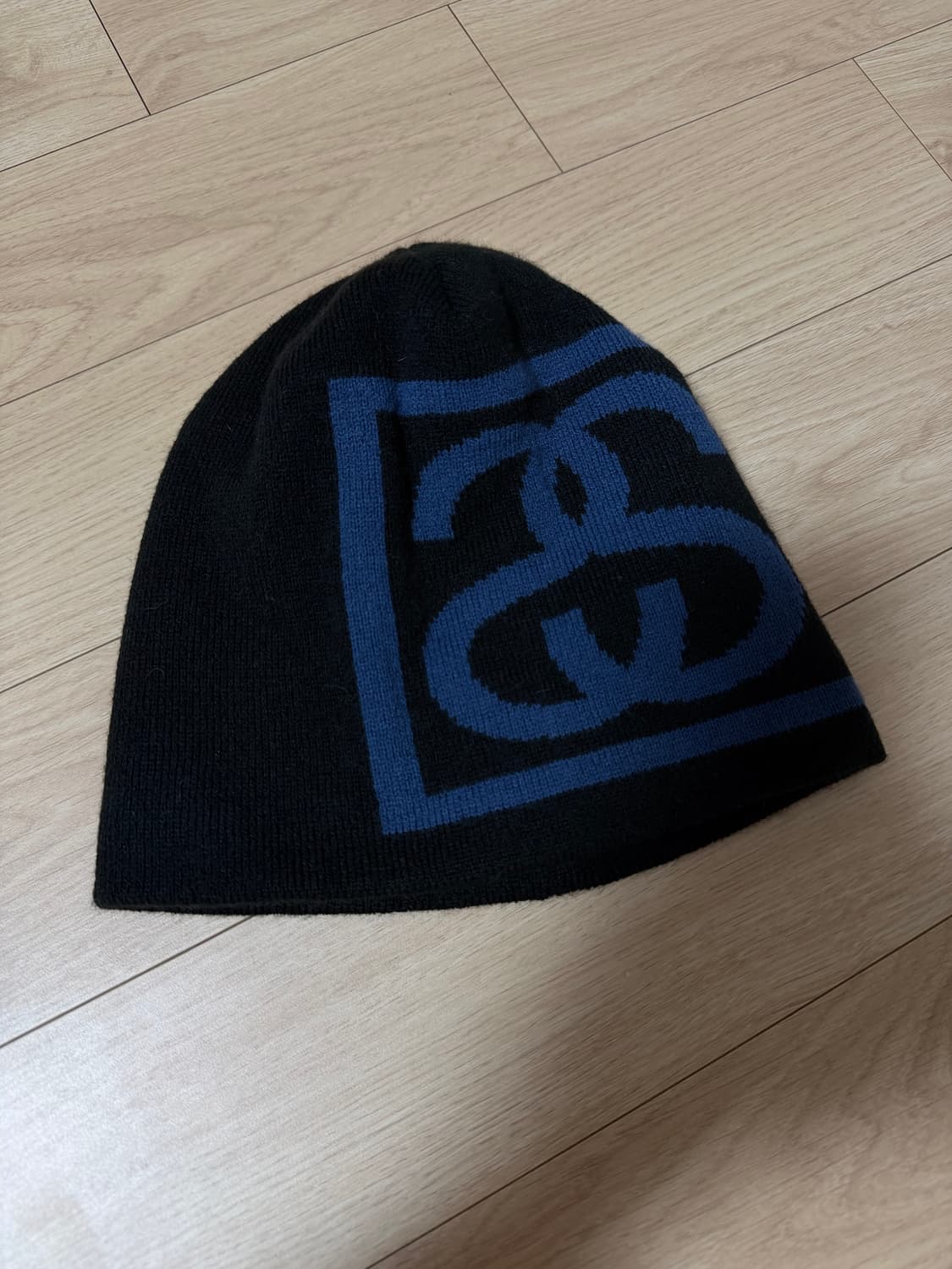 스투시 SS링크 스컬탭 비니 블랙 상품이미지1