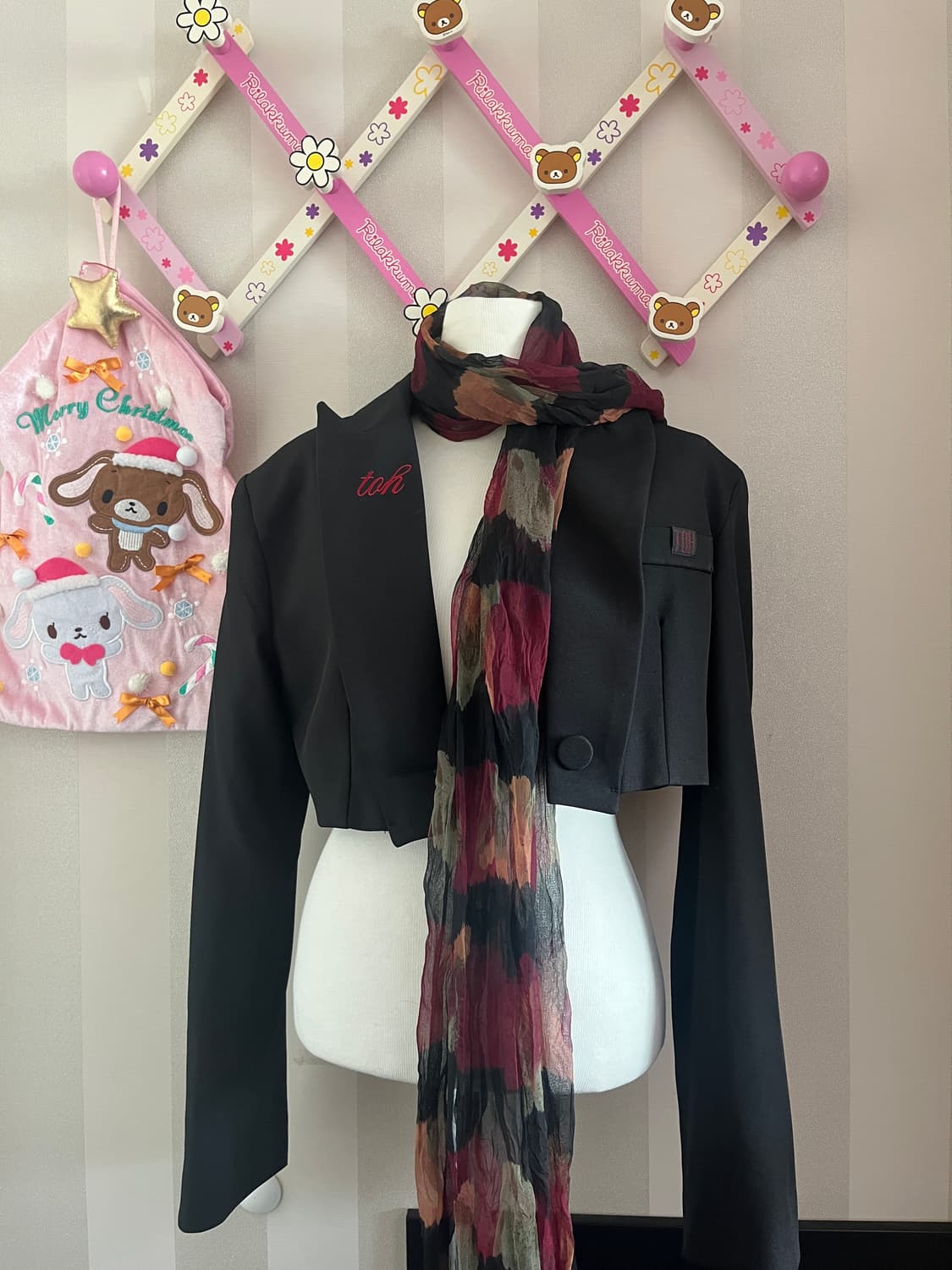 다1.5빈티지 오리엔탈 페어리 로사체리레스트로즈 반팔레이어드나시슬립플로랄 상품이미지2