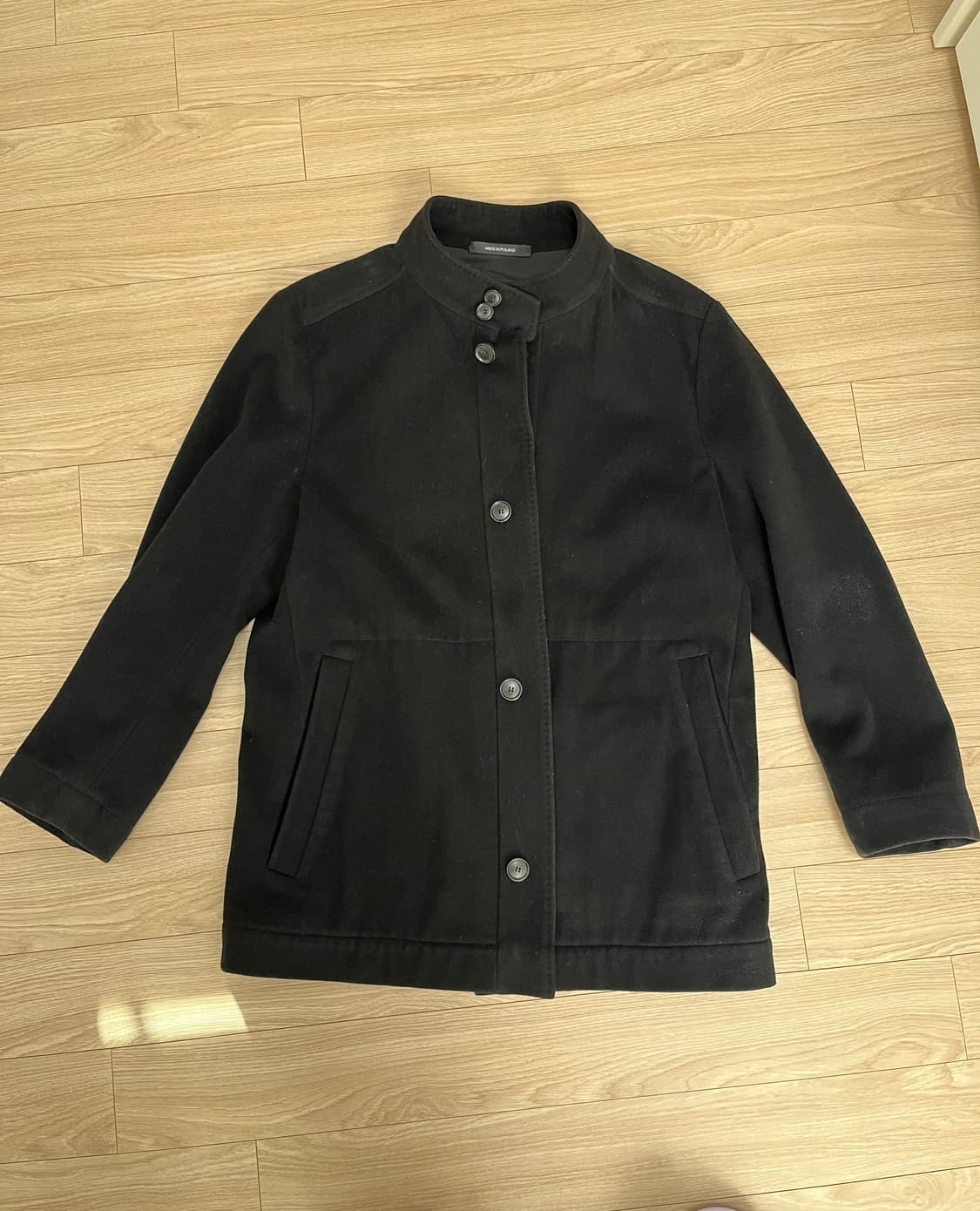 휴고 보스 정품 캐시미어 울 숏코트 여자도 가능 상품이미지1