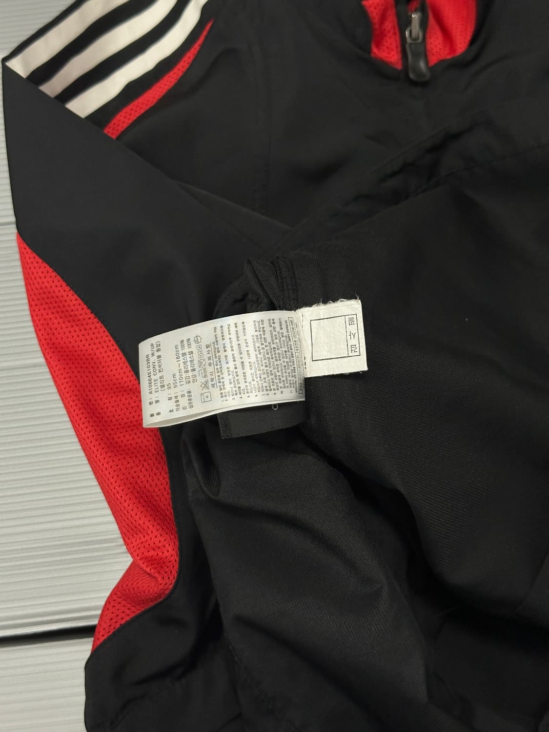 아디다스 컨버터블 웜업 바람막이 블랙 95 상품이미지7