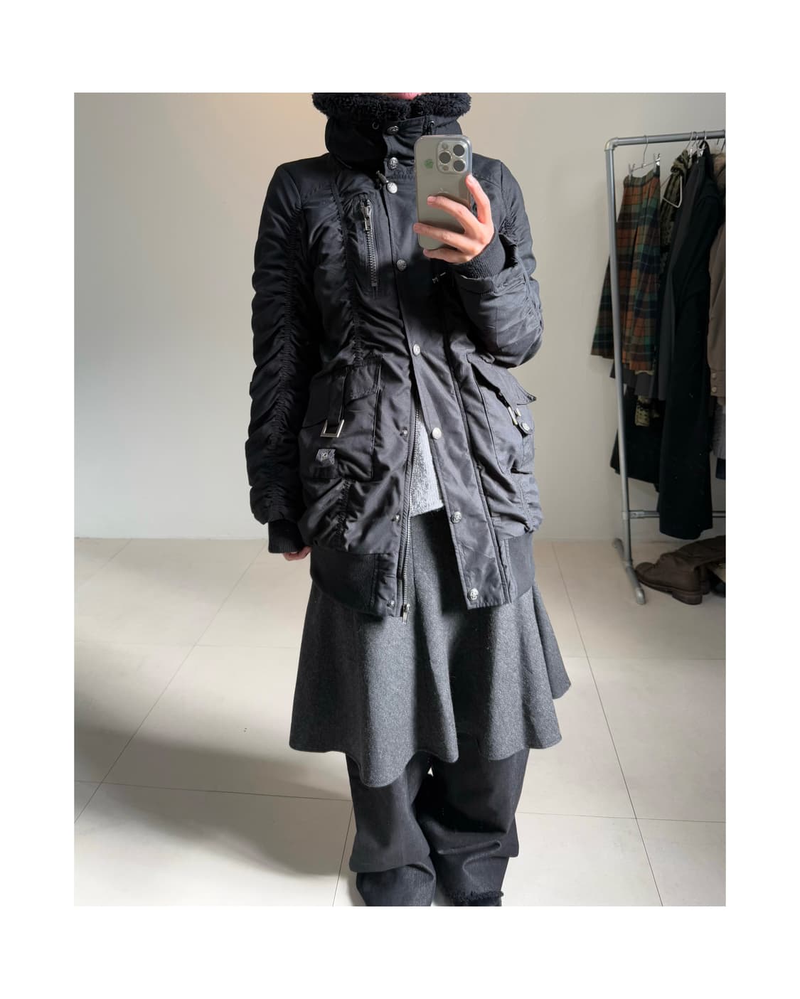 빈티지 셔링 점퍼 상품이미지3