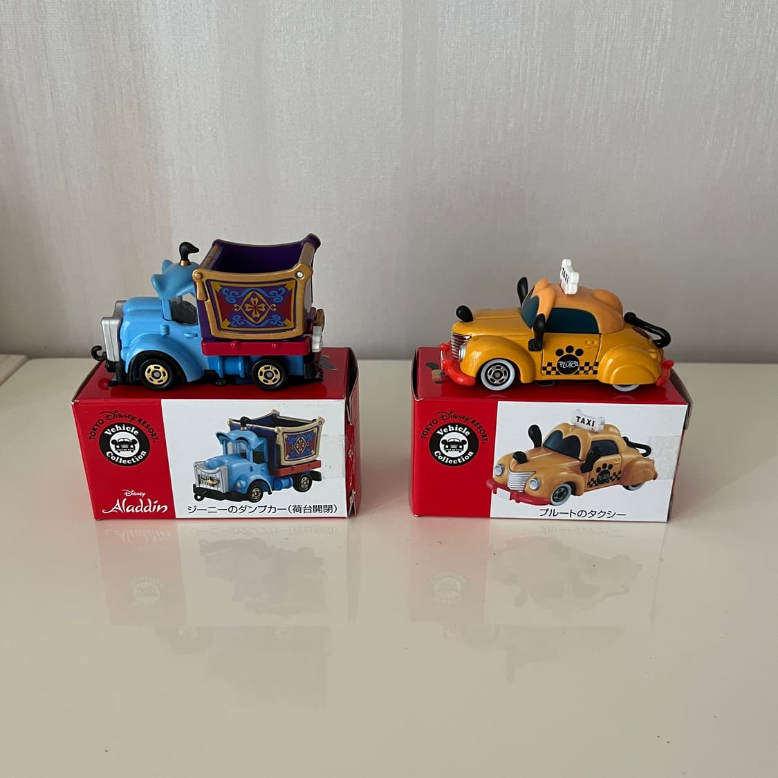 도쿄디즈니리조트 한정 토미카 알라딘 지니 플루토 상품이미지1