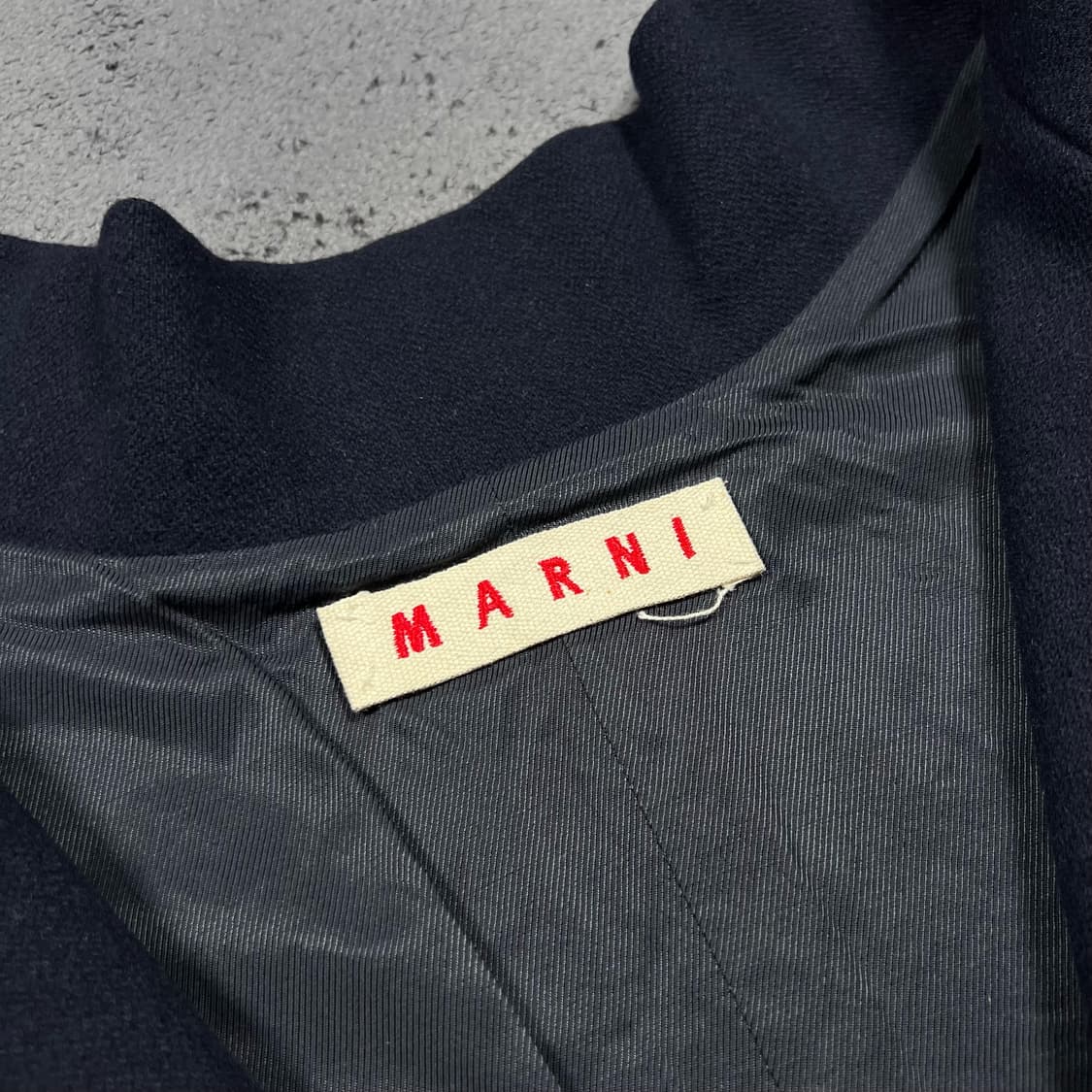 Marni 마르니 모크넥 울 원피스 코트 자켓 상품이미지7