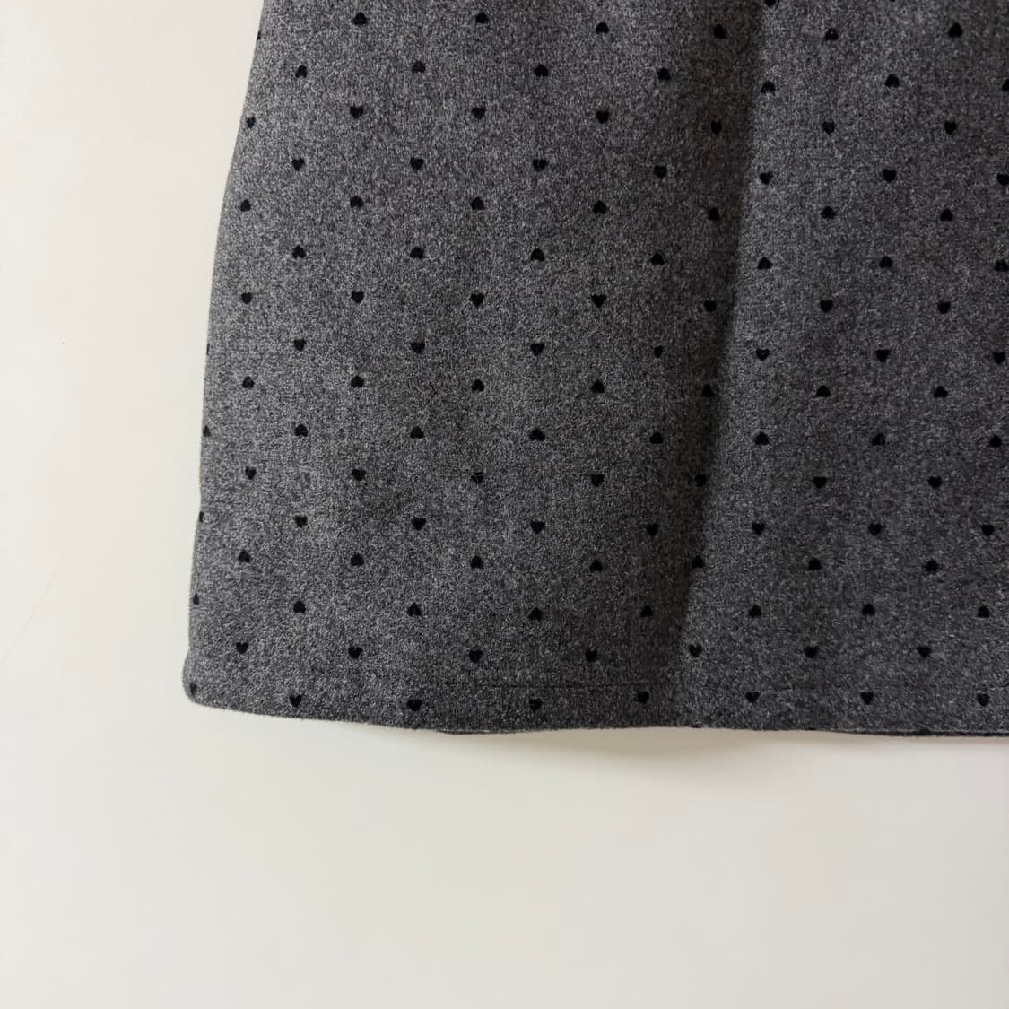 새상품 여자 하트 모직 미니스커트 S 상품이미지2