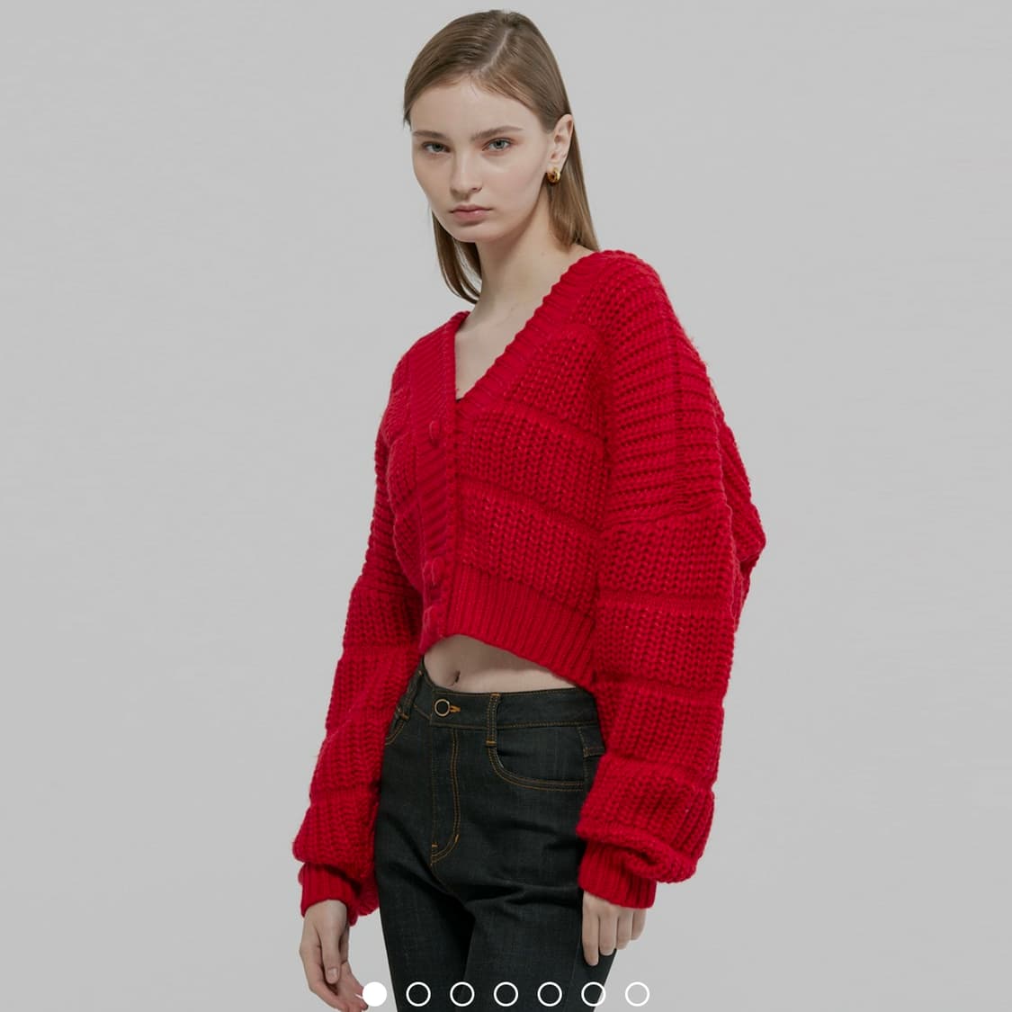 더케미(THE CHEMI) 니트가디건 프리사이즈 새상품 상품이미지3