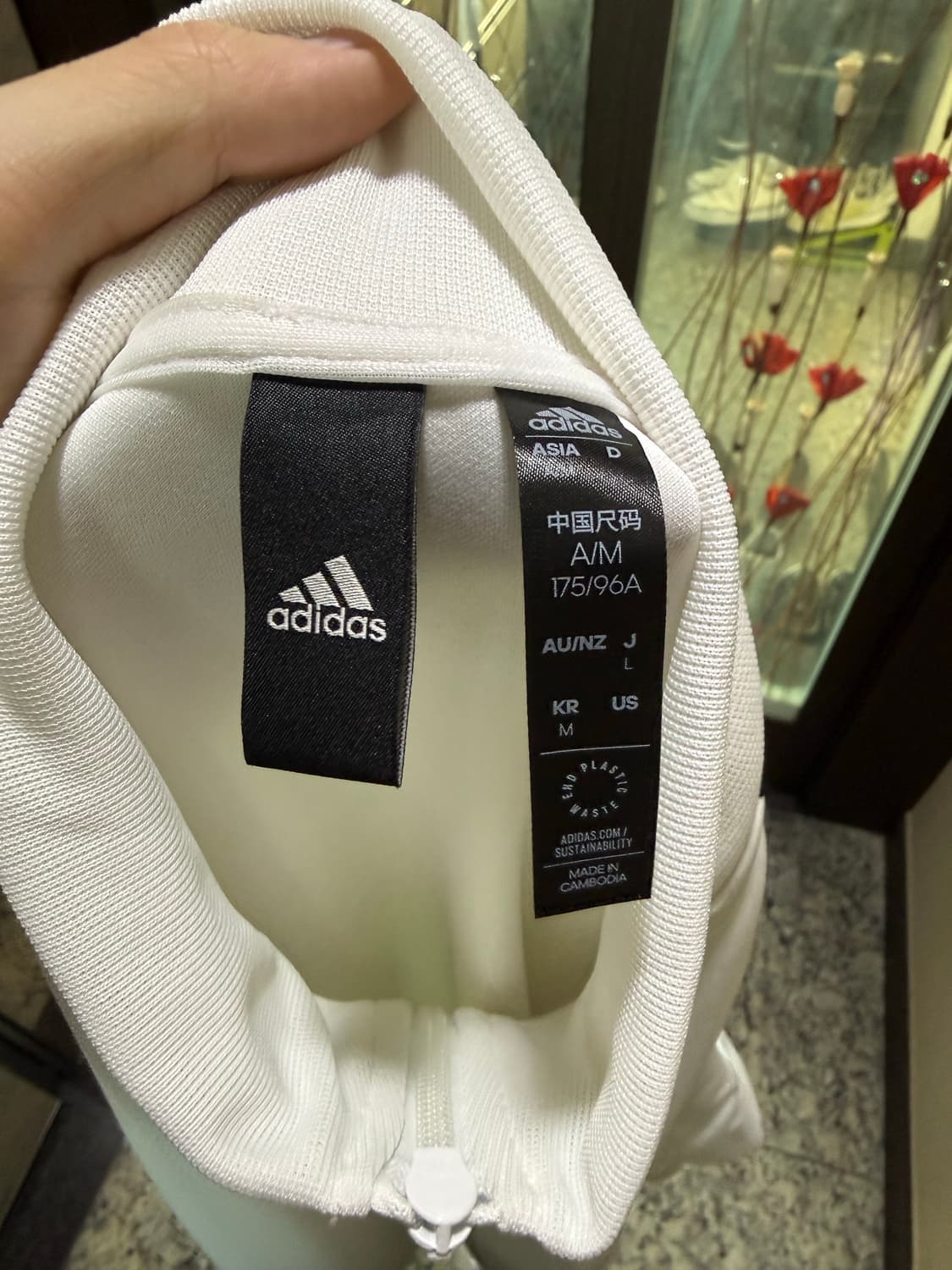 아디다스 화이트 져지(L) 상품이미지3