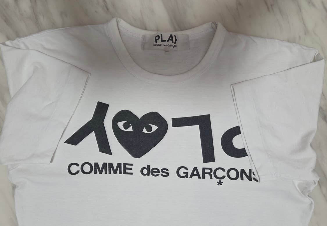 꼼데가르송 리버스 로고 반팔티 상품이미지8