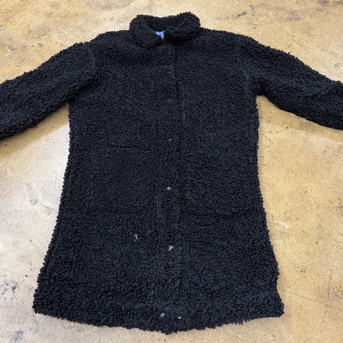 [정품/M] 리바이스 양면 블랙 뽀글이 덤블 코트 b18 상품이미지7