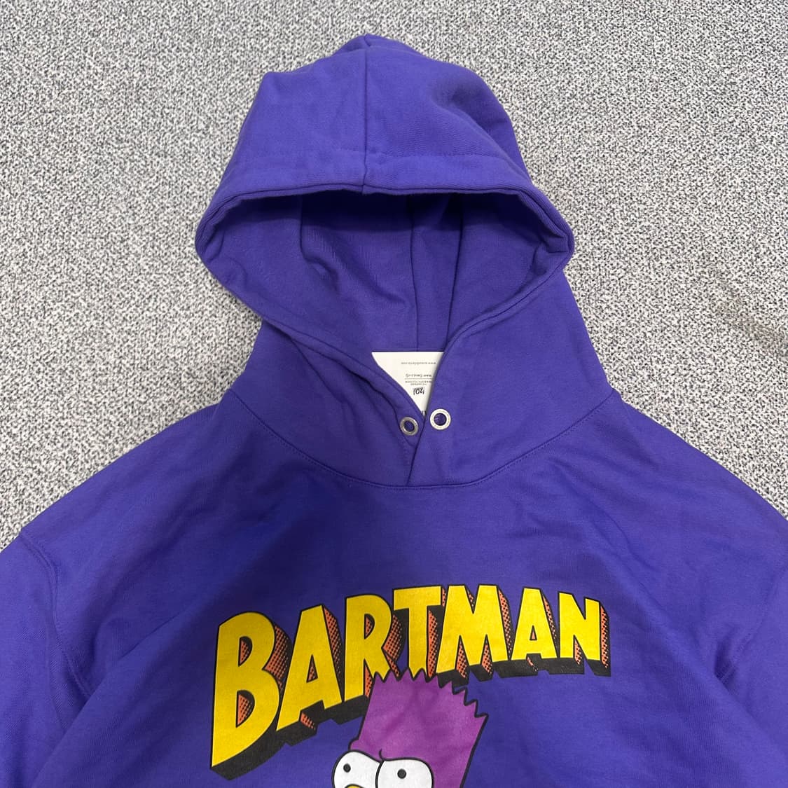 심슨 바트맨 보라 후드티 상품이미지2
