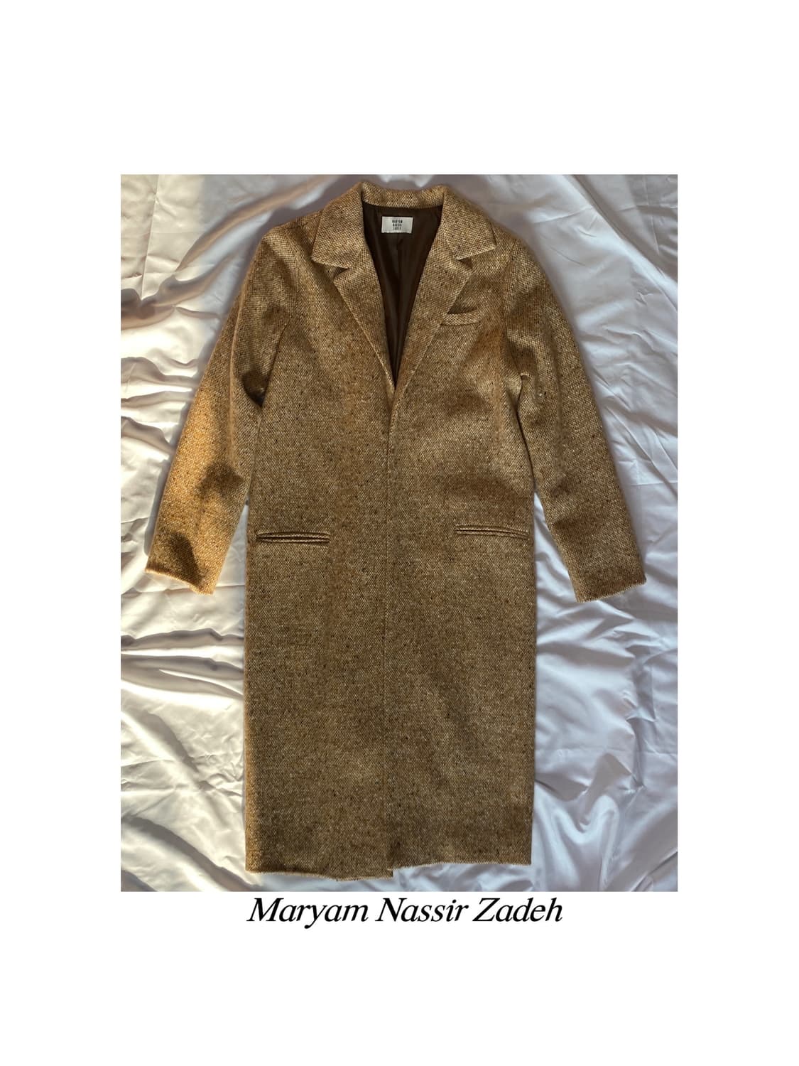 마리암나시르자데 싱글 울 코트 자켓 리에르 팔로마울 기마구아스 상품이미지1