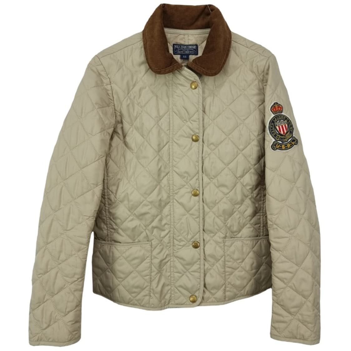 [폴로 랄프로렌] 코듀로이 골덴 카라 퀄팅 자켓 아이보리 M19657 상품이미지2