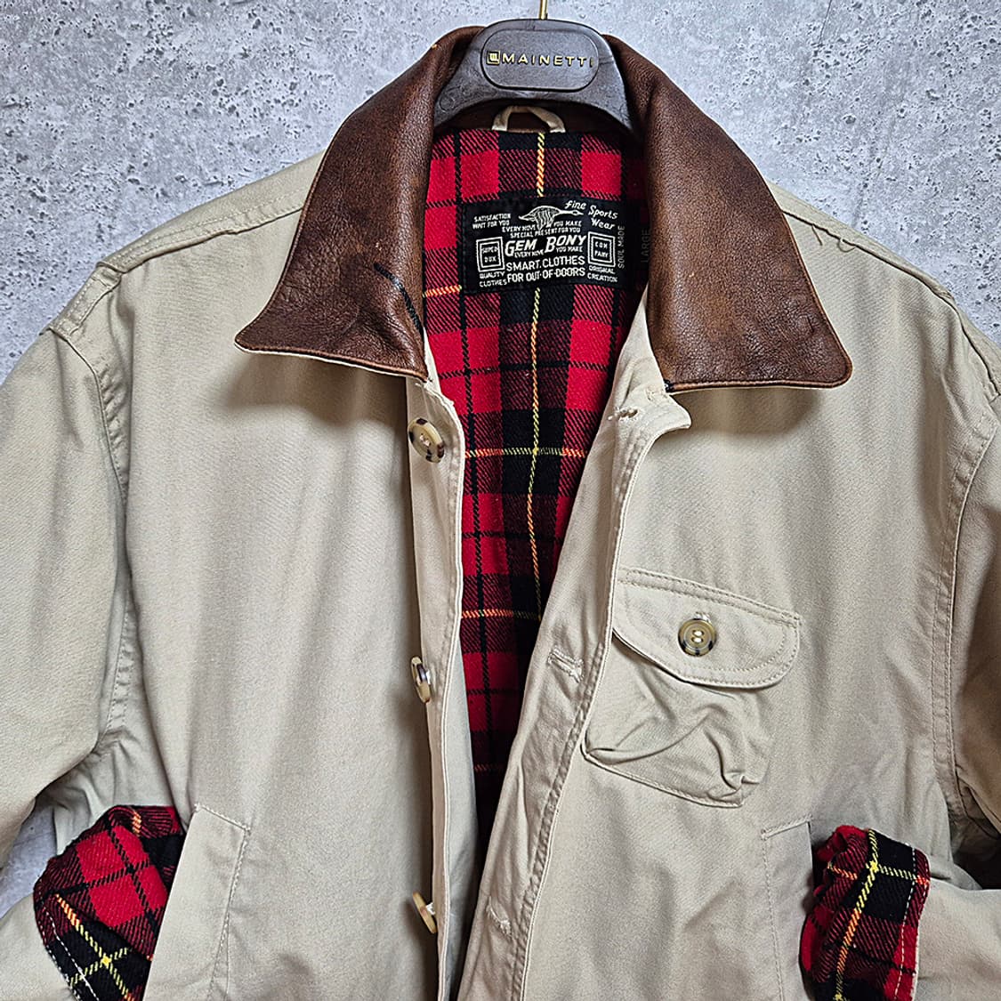 90's GEMBONY jacket 헌팅 자켓 상품이미지3