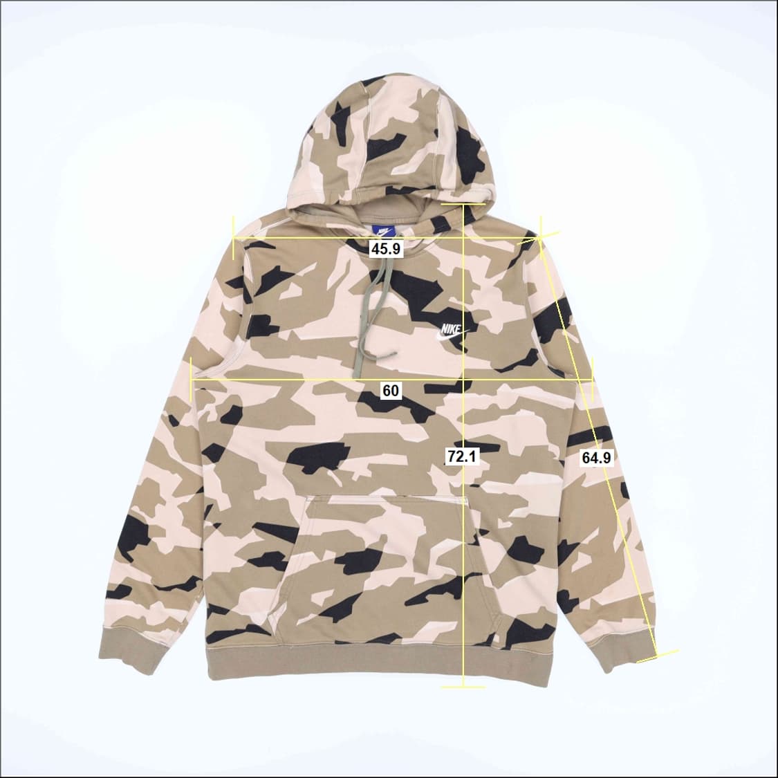 [110] 나이키 남성 카모플라쥬 밀리터리 후드 티셔츠 N6953 상품이미지6