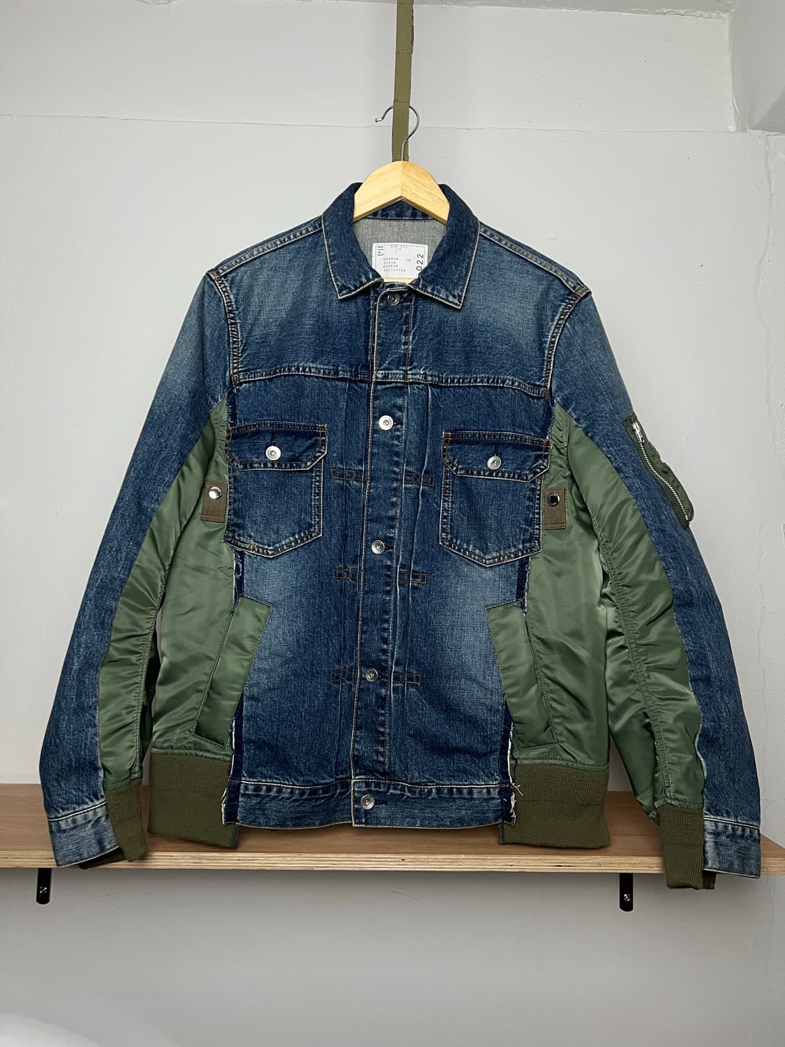 사카이 데님 SACAI denim  ma-1 상품이미지1
