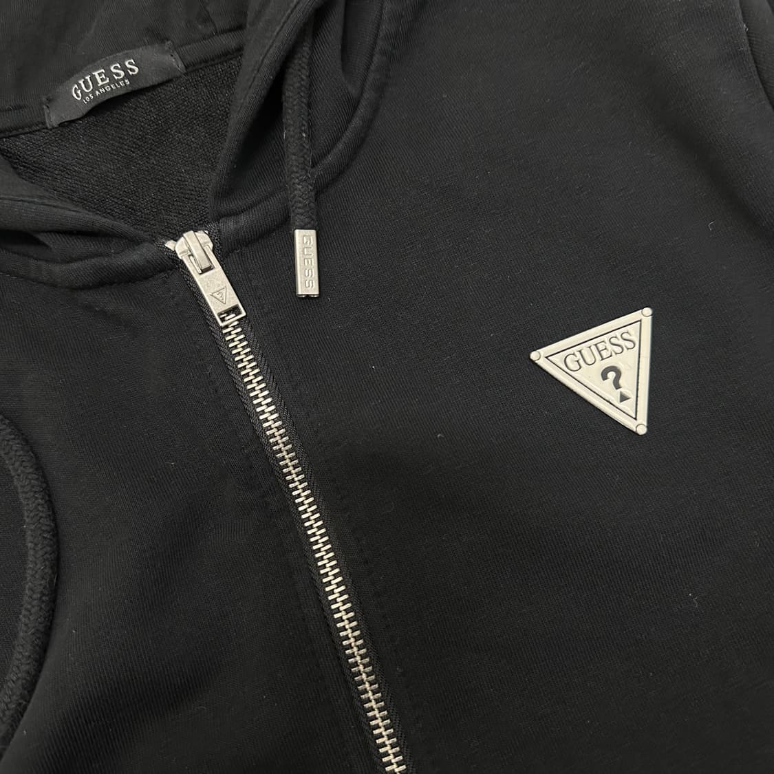 GUESS 게스 여성 후드집업 블랙 90(L) 상품이미지3