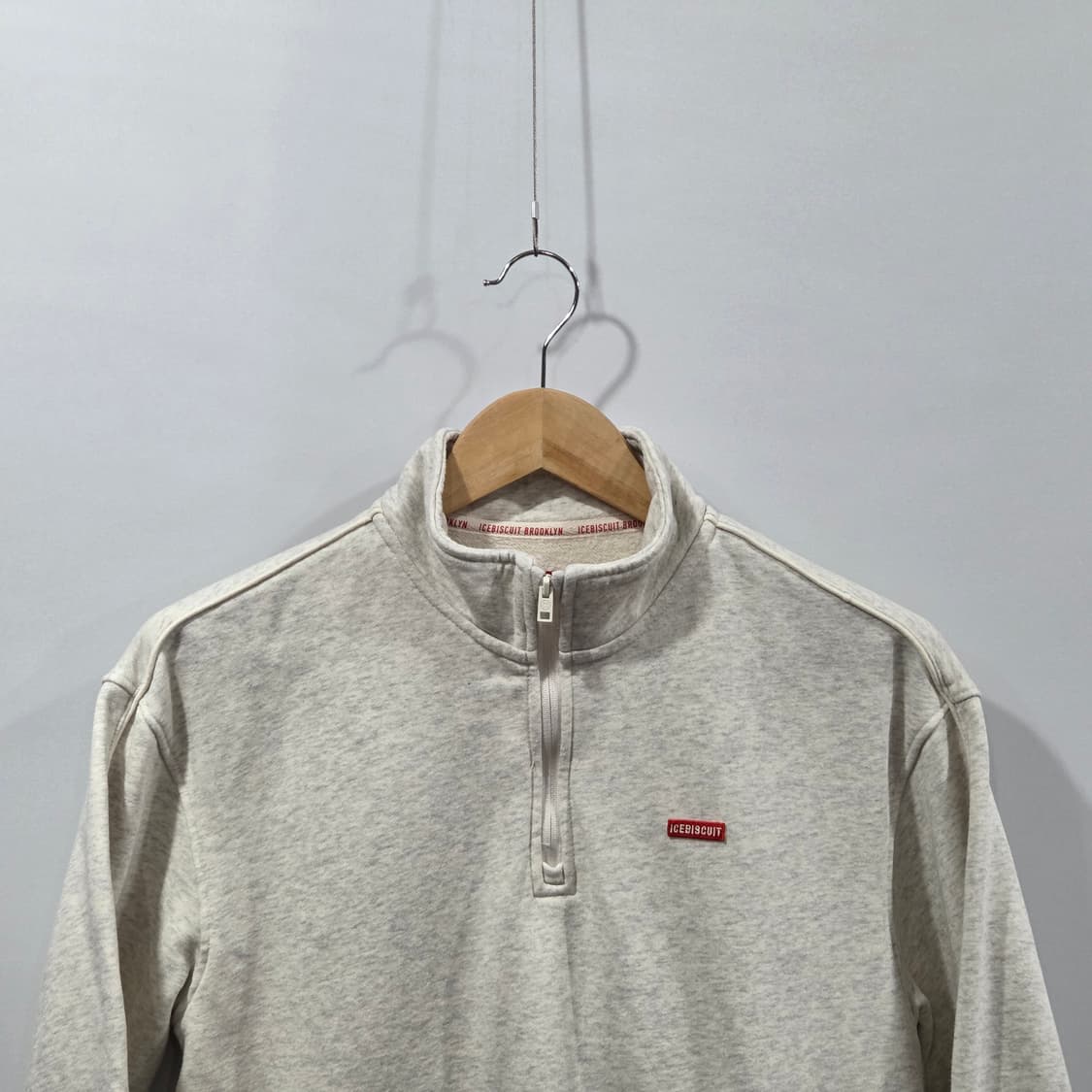 아이스비스킷 키즈 풀오버 하프집업 맨투맨 155 상품이미지2