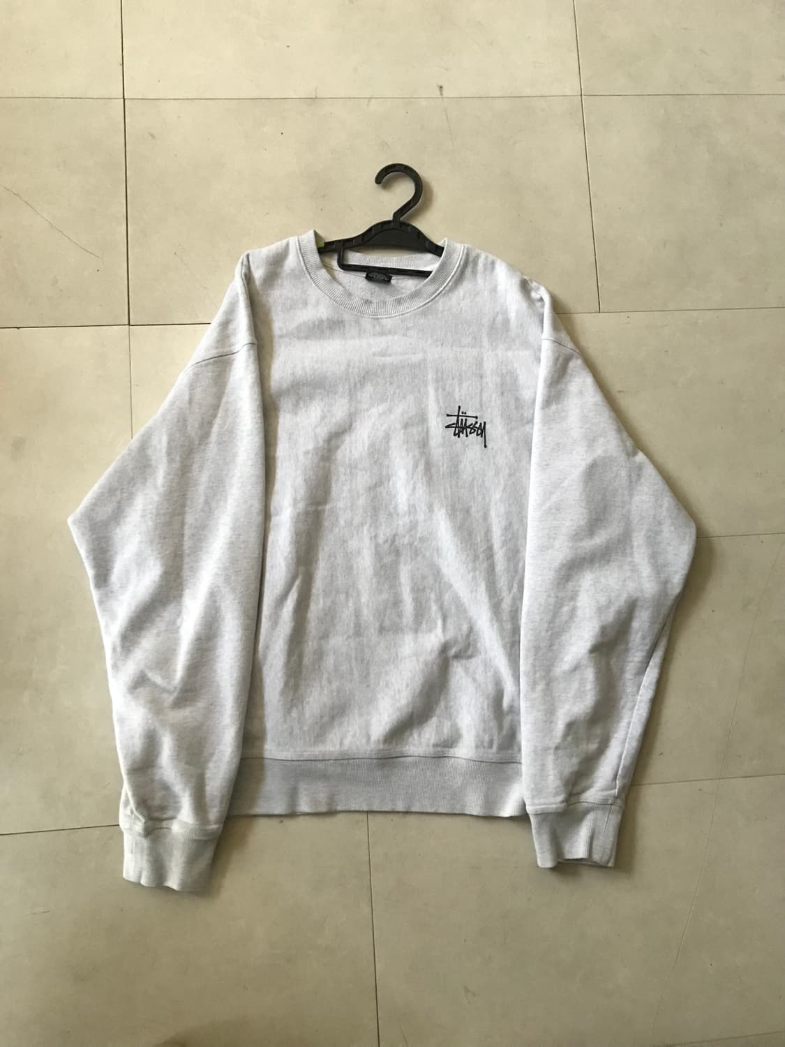 스투시 멜란지 빅로고 맨투맨 상품이미지7