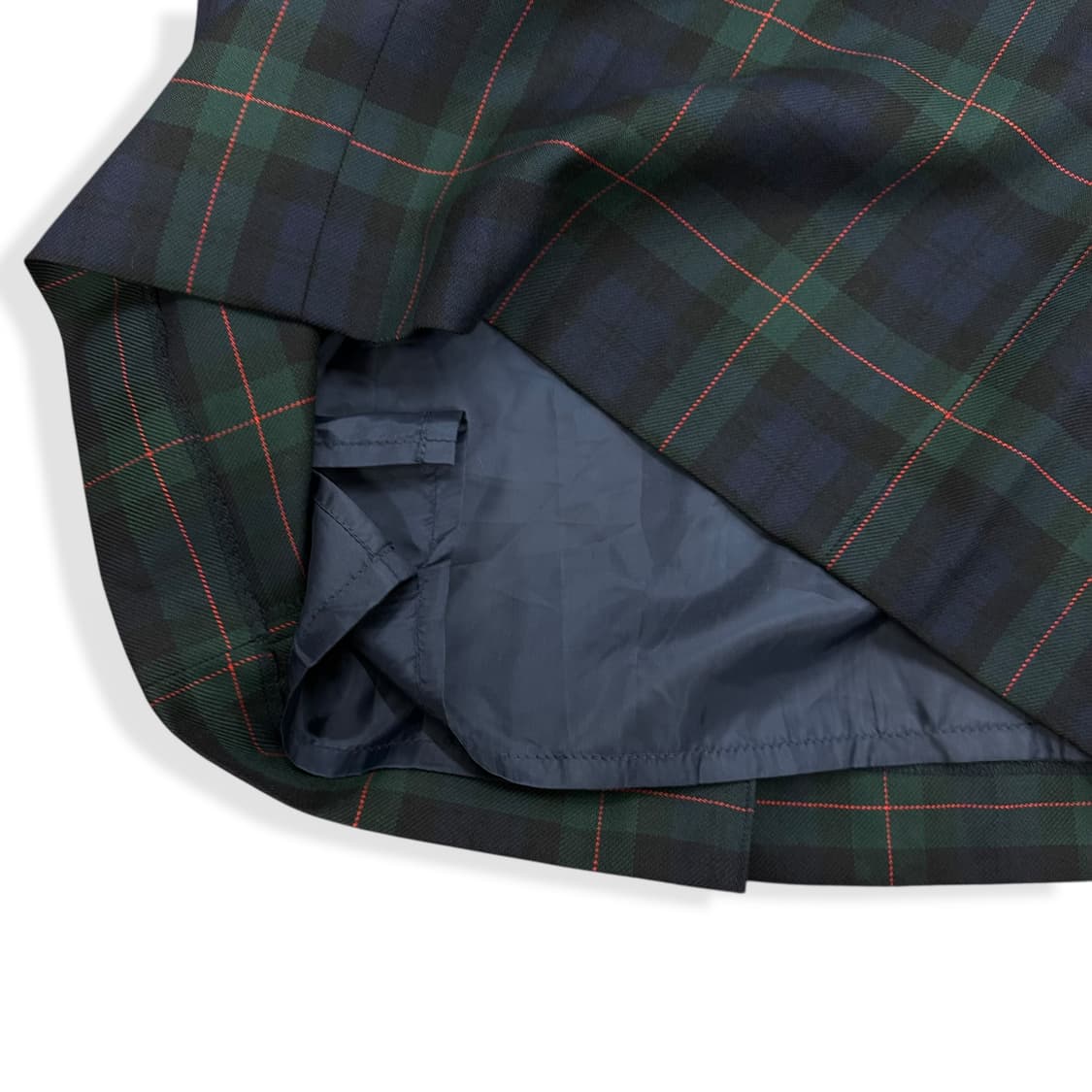 Preppy Tartan Check Midi Skirt 상품이미지5