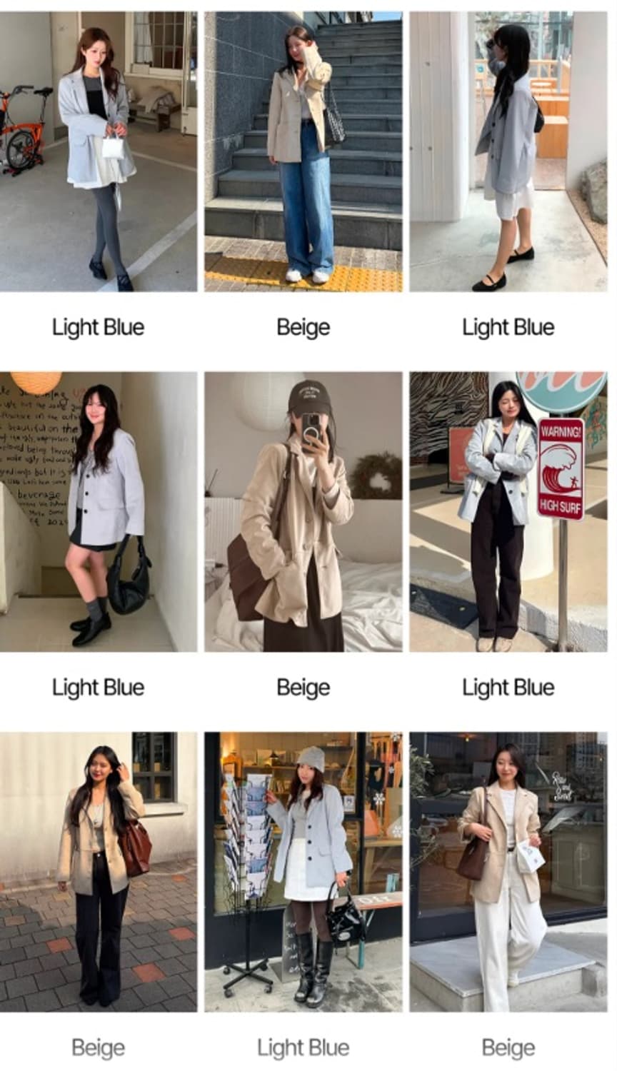 (새상품) 로엠 봄신상 스웨이드 자켓 (테일러드 스웨이드 자켓) 상품이미지4