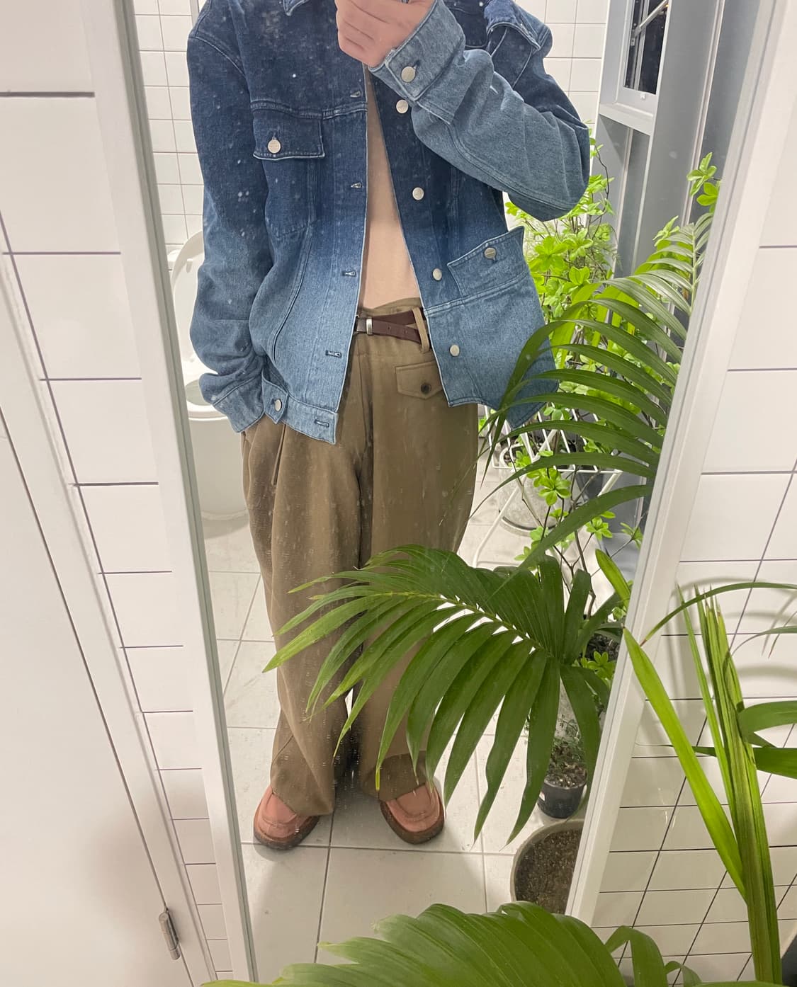렉토 23FW 페이톤 버진울 슬랙스 팬츠 상품이미지3