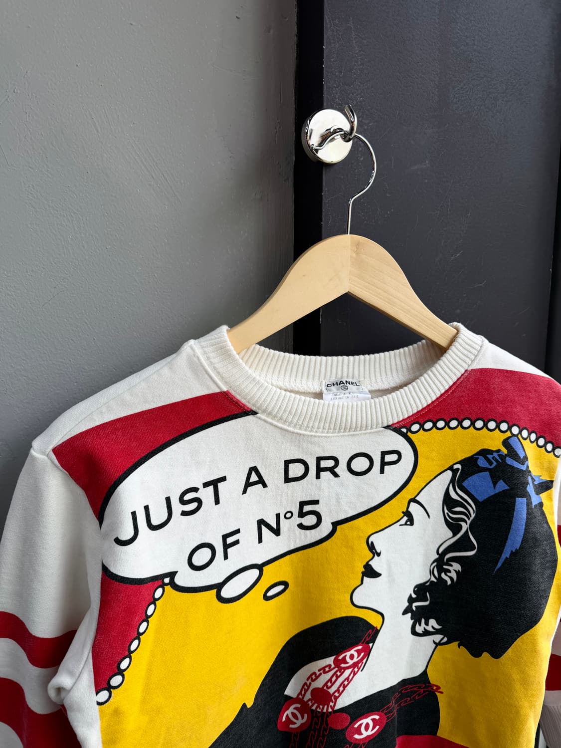 36/ 샤넬 2001AW 마드 모아젤 스웻 맨투맨 상품이미지5