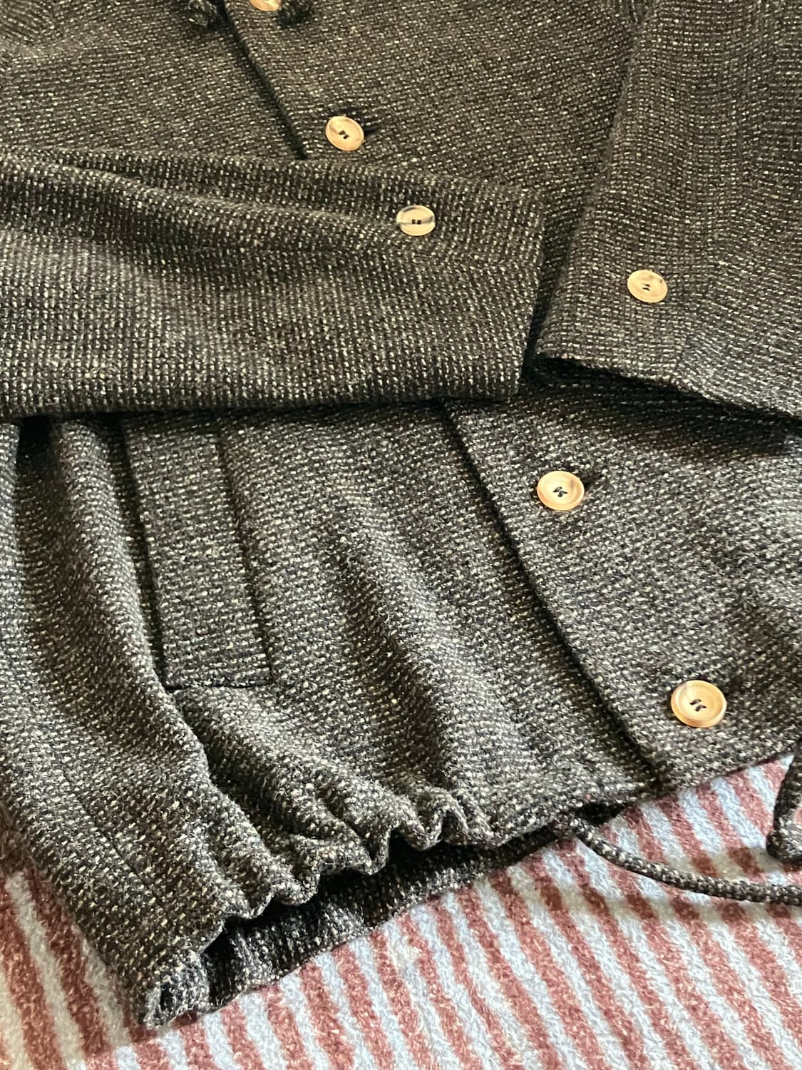 요코 사카모토 / 트위드 아노락 자켓 / M 상품이미지2